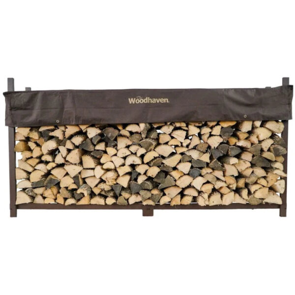 The Woodhaven 8ft Firewood Rack - Image 2