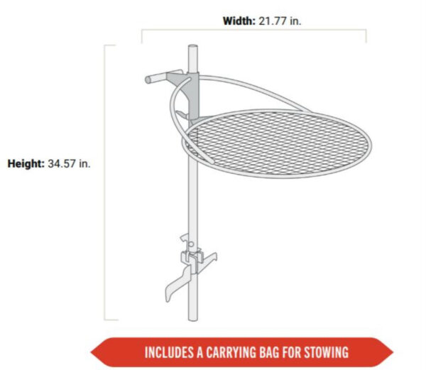 BREEO OUTPOST™ 19 ADJUSTABLE GRILL - Image 4